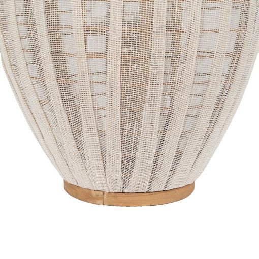 Lanterna Bege Natural Bambu Cristal 36 x 36 x 56 cm - Image 7