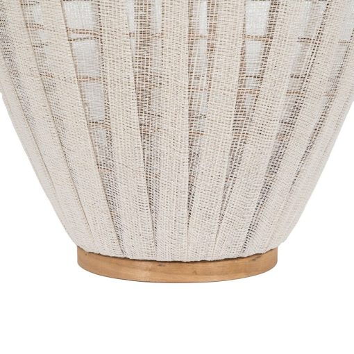 Lanterna Bege Natural Bambu Cristal 40 x 40 x 83 cm - Image 7