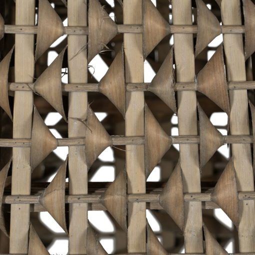 Lanterna Cinzento Bambu Cristal 26 x 26 x 47 cm - Image 4