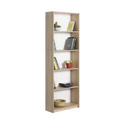 Livraria Castanho Madeira MDP 58 x 169 x 22 cm 5 Prateleiras