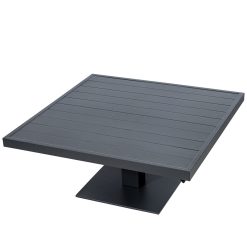 Mesa Antracite 101 x 101 cm Regulável