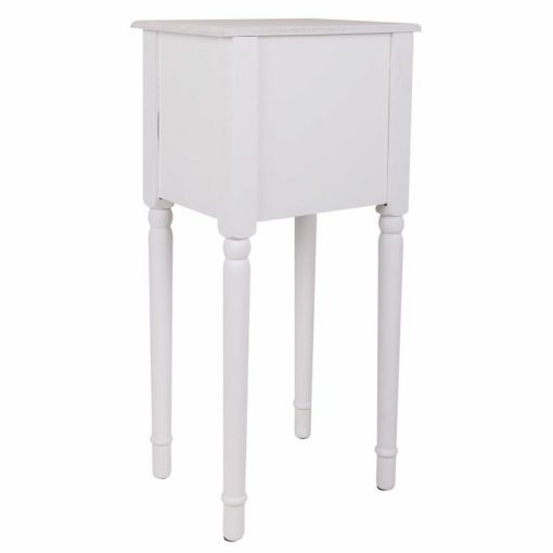 Mesa de Cabeceira Branco 26 x 72 x 33 cm