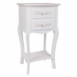 Mesa de Cabeceira Branco 31 x 71 x 38 cm