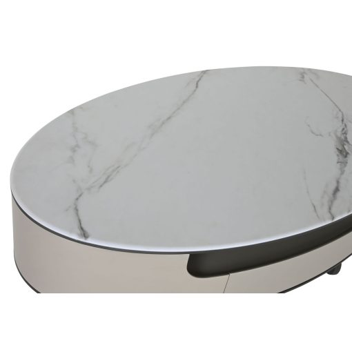 Mesa de Centro Branco Bege 140 x 75 x 40 cm - Image 2