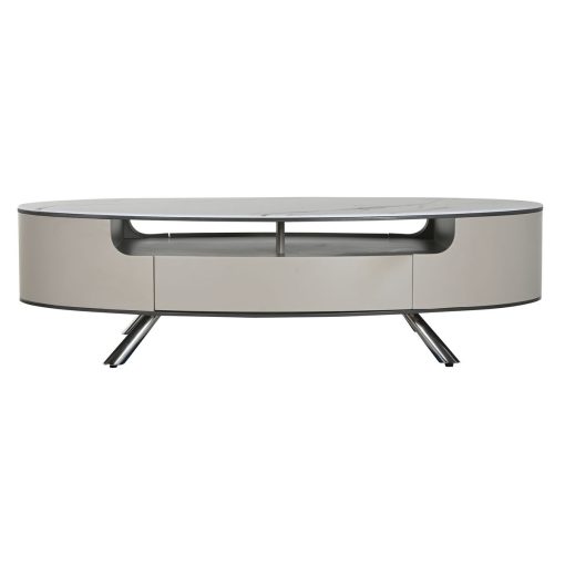 Mesa de Centro Branco Bege 140 x 75 x 40 cm - Image 8