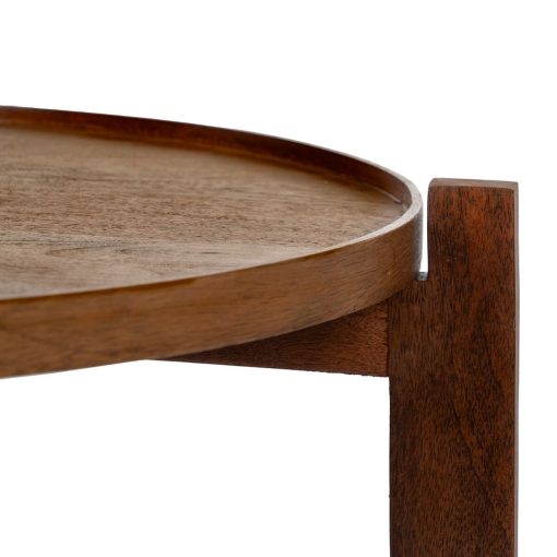Mesa de Centro Castanho Madeira de mangueira 81 x 81 x 46 cm - Image 5