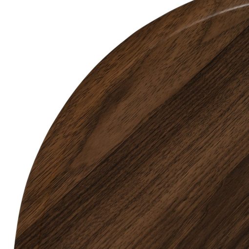 Mesa de Centro Castanho Preto Ferro Madeira MDF 50 x 50 x 38 cm - Image 4