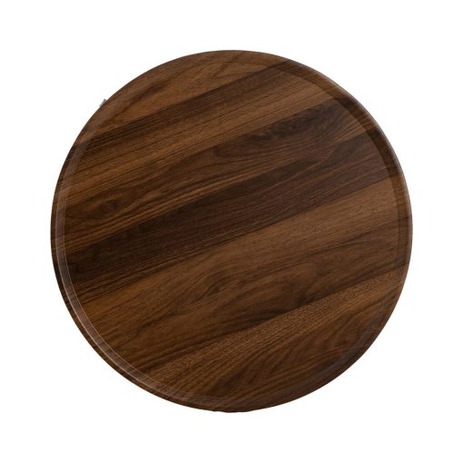 Mesa de Centro Castanho Preto Ferro Madeira MDF 50 x 50 x 38 cm - Image 8