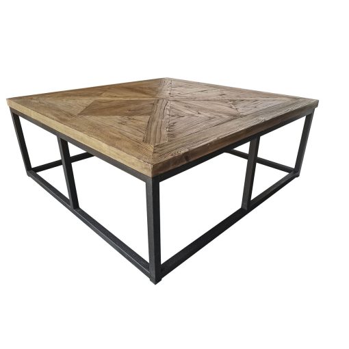 Mesa de Centro Madeira Metal 120 x 120 x 45 cm - Image 2