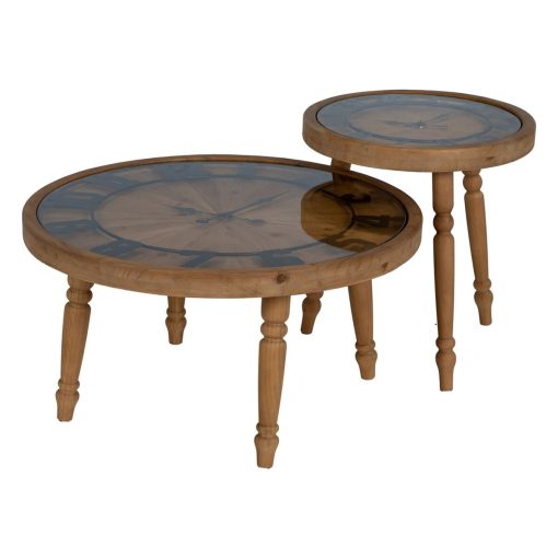 Mesa de Centro Natural 80 x 80 x 41 cm - Image 3