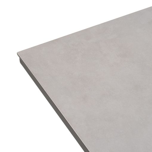 Mesa de Jantar Branco Preto Cerâmica Alumínio Cristal 180 x 100 x 77 cm - Image 3