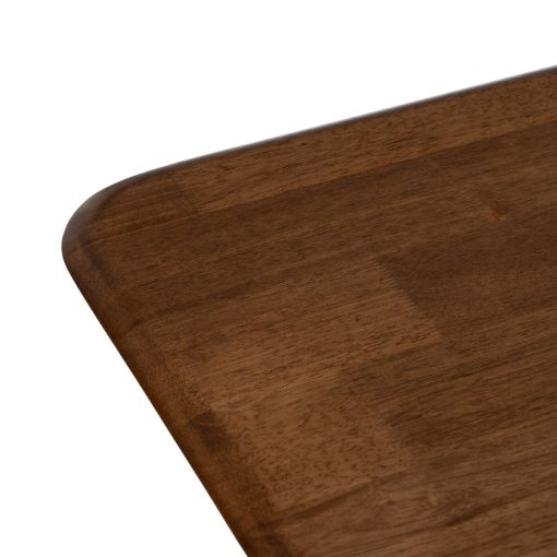 Mesa de Jantar LAGOM Preto Natural Ferro Madeira da borracha 180 x 80 x 76 cm - Image 3