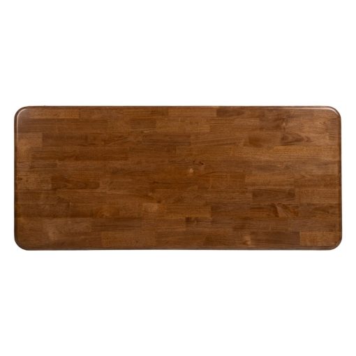 Mesa de Jantar LAGOM Preto Natural Ferro Madeira da borracha 180 x 80 x 76 cm - Image 7
