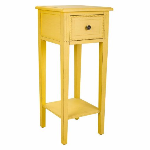 Mesa de apoio Amarelo 33 x 78 x 33 cm