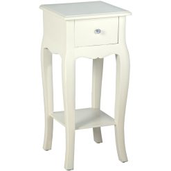 Mesa de apoio Branco Madeira 35 x 77 x 35 cm