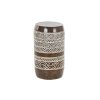 Mesa de apoio Branco Natural 28 x 28 x 50 cm 29 x 29 x 50 cm