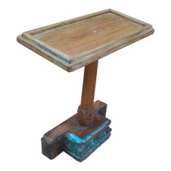 Mesa de apoio Castanho Madeira Reciclada 23 x 49 x 46 cm