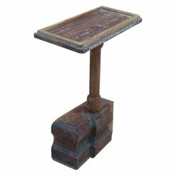 Mesa de apoio Castanho Madeira Reciclada 23 x 49 x 46 cm