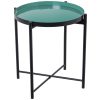 Mesa de apoio Preto Verde 50 x 52 x 50 cm