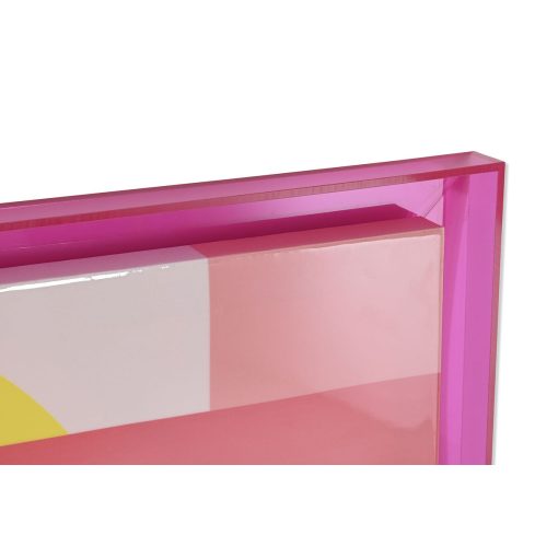 Pintura Amarelo Cor de Rosa Moderno Urbana 80 x 3,3 x 120 cm (2 Unidades) - Image 3