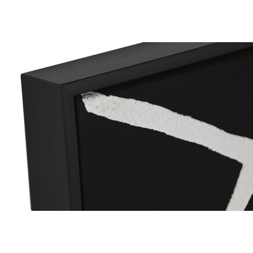 Pintura Branco Preto Moderno 83 x 4 x 123 cm (2 Unidades) - Image 2
