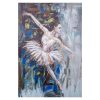 Pintura Madeira Bailarina 80 x 120 x 3 cm