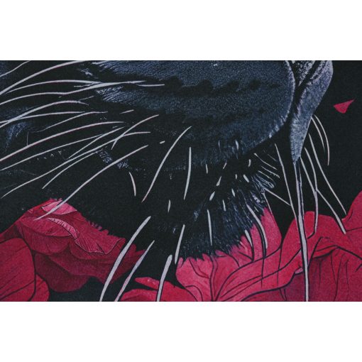 Pintura Preto Cor de Rosa 83 x 4 x 123 cm (2 Unidades) - Image 3