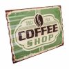 Placa de Parede Coffee Shop Ferro 59 x 1 x 40 cm