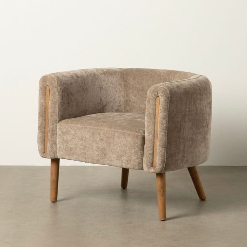 Poltrona Taupe Old Bétula Room 73 X 73 X 68 Cm