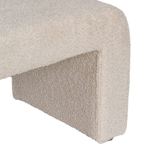 Puff Bege Poliéster 67 X 48 X 47 CM - Image 6