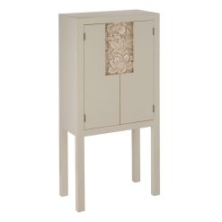 Roupeiro ORIENTAL CHIC Taupe Madeira MDF 60 x 30 x 130 cm