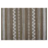 Tapete Branco Castanho Boho 75 x 175 x 1 cm