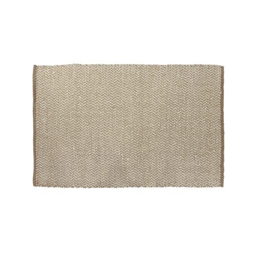 Tapete Branco Natural 120 x 1 x 180 cm