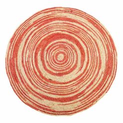 Tapete Castanho Fibra natural 120 x 120 cm Circular