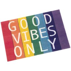 Tapete GOOD VIBES ONLY Multicolor 40 x 1 x 60 cm