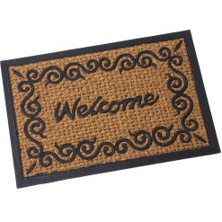 Tapete Welcome Castanho 40 x 1 x 60 cm