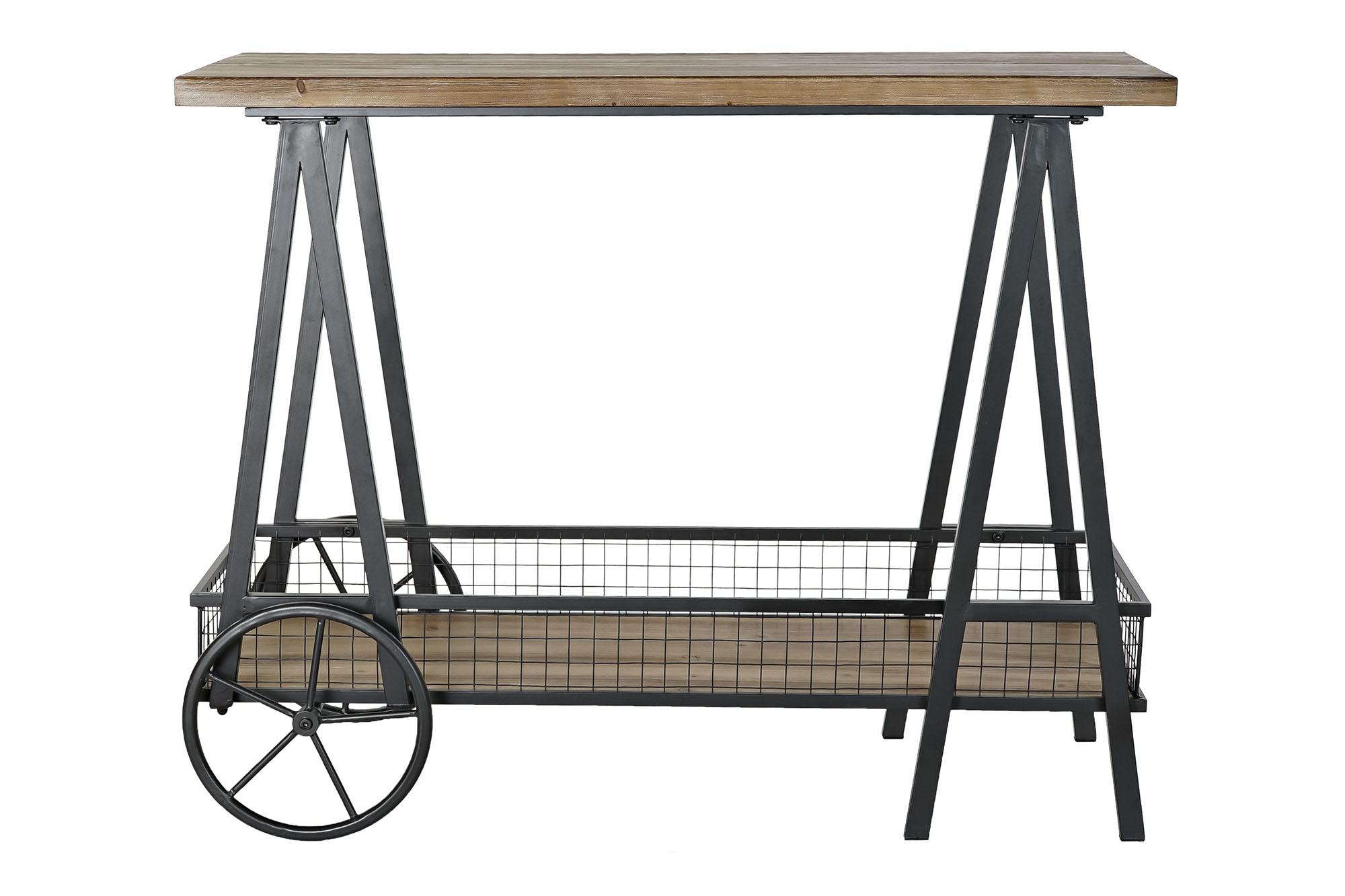 Consola Metal e Madeira Abeto Estilo Industrial - Image 3