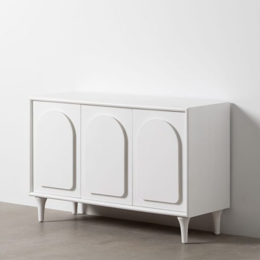 Aparador BERET Branco Madeira de abeto Madeira MDF 120 x 40 x 81 cm - Image 2