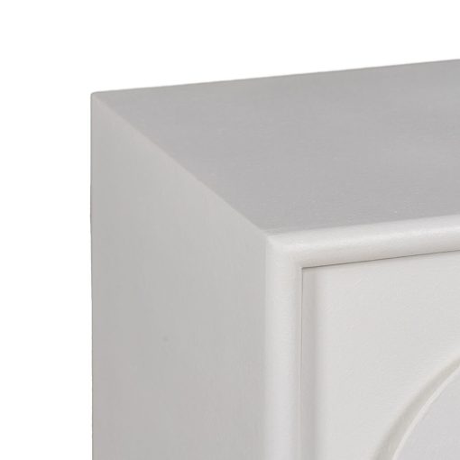 Aparador BERET Branco Madeira de abeto Madeira MDF 120 x 40 x 81 cm - Image 4