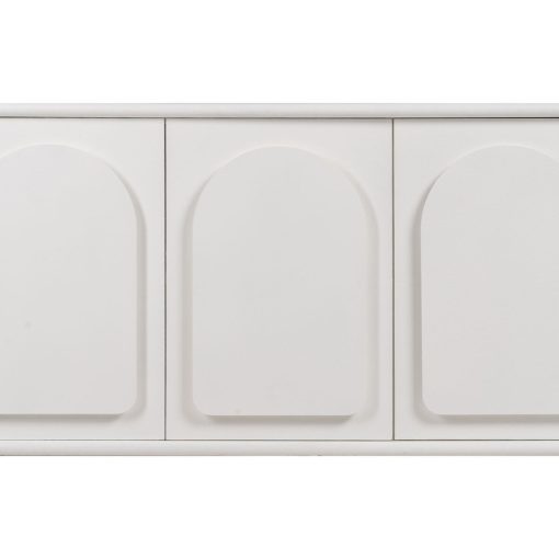 Aparador BERET Branco Madeira de abeto Madeira MDF 120 x 40 x 81 cm - Image 5