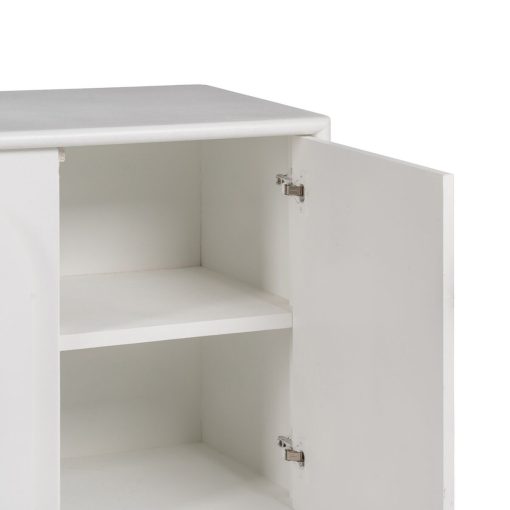 Aparador BERET Branco Madeira de abeto Madeira MDF 120 x 40 x 81 cm - Image 6