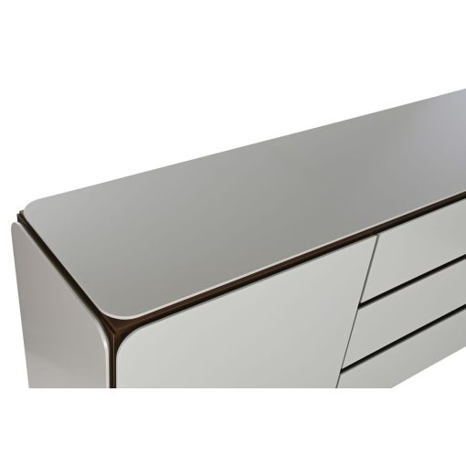 Aparador Branco Castanho Dourado Madeira Madeira MDF 183 X 41,5 X 80 cm - Image 5