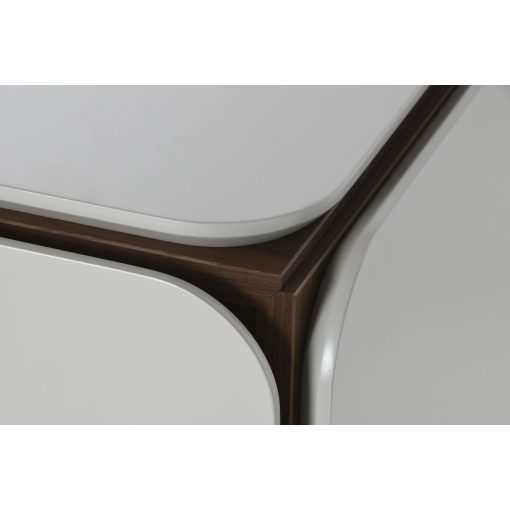 Aparador Branco Castanho Dourado Madeira Madeira MDF 183 X 41,5 X 80 cm - Image 6