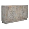 Aparador Branco Madeira de mangueira 180 X 40 X 96 cm