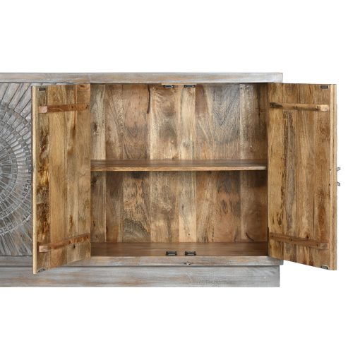 Aparador Branco Madeira de mangueira 180 X 40 X 96 cm - Image 4