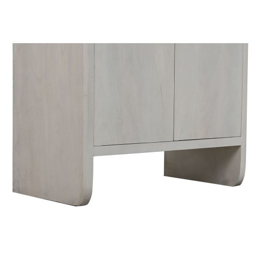 Aparador Branco Madeira de mangueira 82 x 45 x 195 cm - Image 3