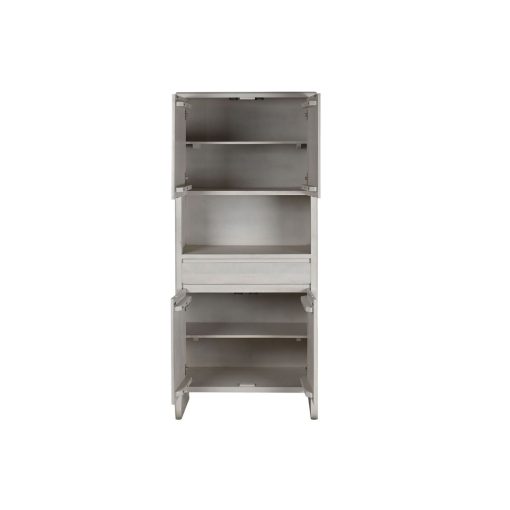 Aparador Branco Madeira de mangueira 82 x 45 x 195 cm - Image 4