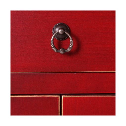 Armário ORIENTE 63 x 33 x 131 cm Vermelho Madeira - Image 4