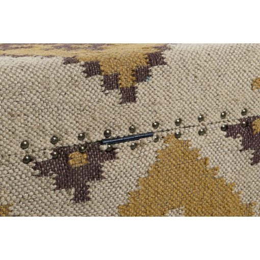 Arca Bege Mostarda Algodão 120 x 40 x 45 cm - Image 6