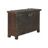 Arca Castanho Ferro Teca 137 x 44 x 98 cm
